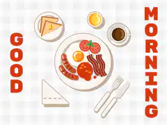 Good Morning Breakfast Animation