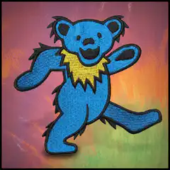 Grateful Dead Dancing Bear patch animation