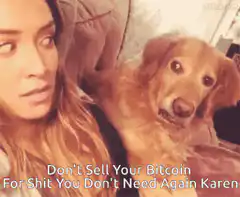 Don't Sell Your Bitcoin For Shit You Don't Need Again Karen