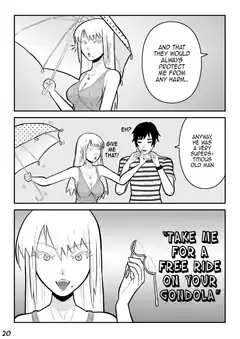 manga girl asks for gondola ride