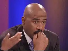 Steve Harvey puts on a fake mustache
