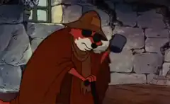 Robin Hood Fox with Hammer