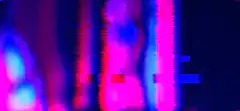 glitchy pink and blue abstract animation