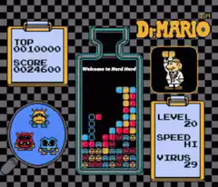 Dr. Mario gameplay with Nerd Herd