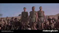 Gladiator movie scene with crowd