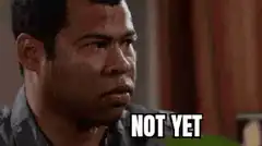 Jordan Peele sweating NOT YET