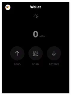 Wallet app loading screen