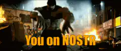 Hulk roaring You on NOSTR