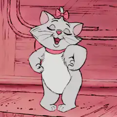 Marie from The Aristocats singing