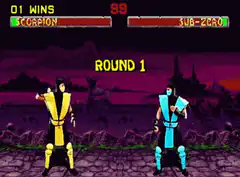 Mortal Kombat Scorpion vs Sub-Zero fight