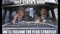 Just Stack & HODL PLEB Strategy