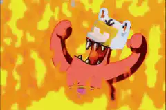 SpongeBob with Minecraft Steve head