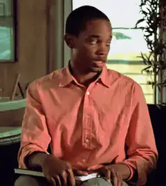 Anthony Mackie looking confused and surprised