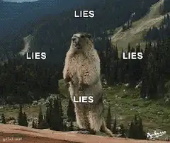 Marmot screaming LIES