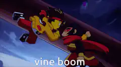 Randy Cunningham and Howard Weinerman vine boom