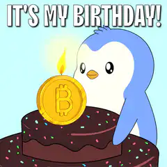 Bitcoin Birthday Penguin