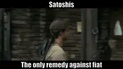 Satoshi The only remedy against fiat
