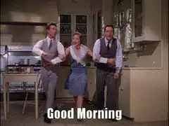 Good Morning musical dance scene