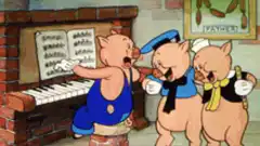 Three Little Pigs Wait Hold Up Father
