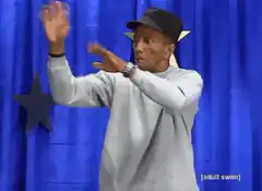 Tommy Davidson doing a funny face