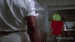 Pepe the Frog arm wrestling