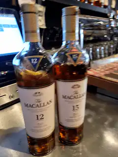 The Macallan 12 and 15 year old bottles