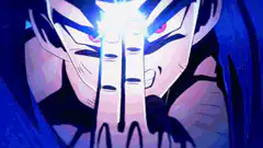Goku charges Kamehameha