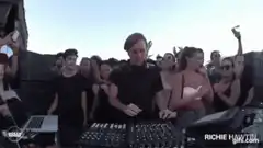 Richie Hawtin DJing at a festival