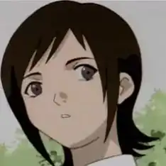 Anime girl with short brown hair looking surprised