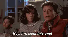 Marty McFly says Hey I've seen this one