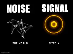 Noise Signal Bitcoin Meme