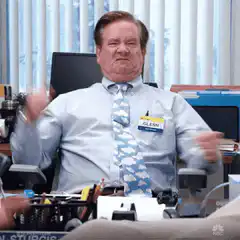 Glenn Quagmire dancing in office