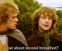 Samwise Gamgee second breakfast