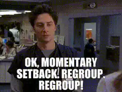 Zach Braff Momentary Setback Regroup