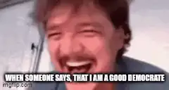 Pedro Pascal laughing then crying