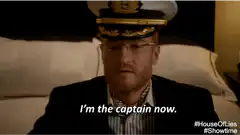 I'm the captain now