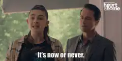 It's now or never we need to do something
