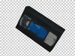 3d rotating vhs tape