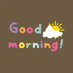 Good Morning with Sun and Cloud