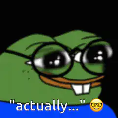 Nerd Frog Actually
