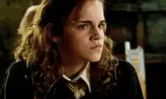 Hermione Granger annoyed face