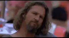 The Dude and Steve Buscemi in the bowling alley