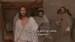 Jesus cleanses the temple