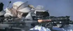 Snowtrooper shoots cat