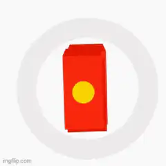 Bitcoin red envelope with flowers