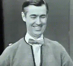 Fred Rogers flips the bird