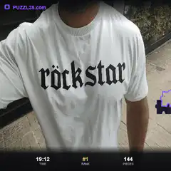 Rockstar T-shirt Puzzle Game