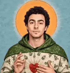 Jesus giving a thumbs up