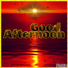 Good Afternoon sunset ocean
