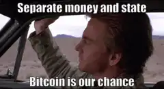 Falling Sky Bitcoin meme